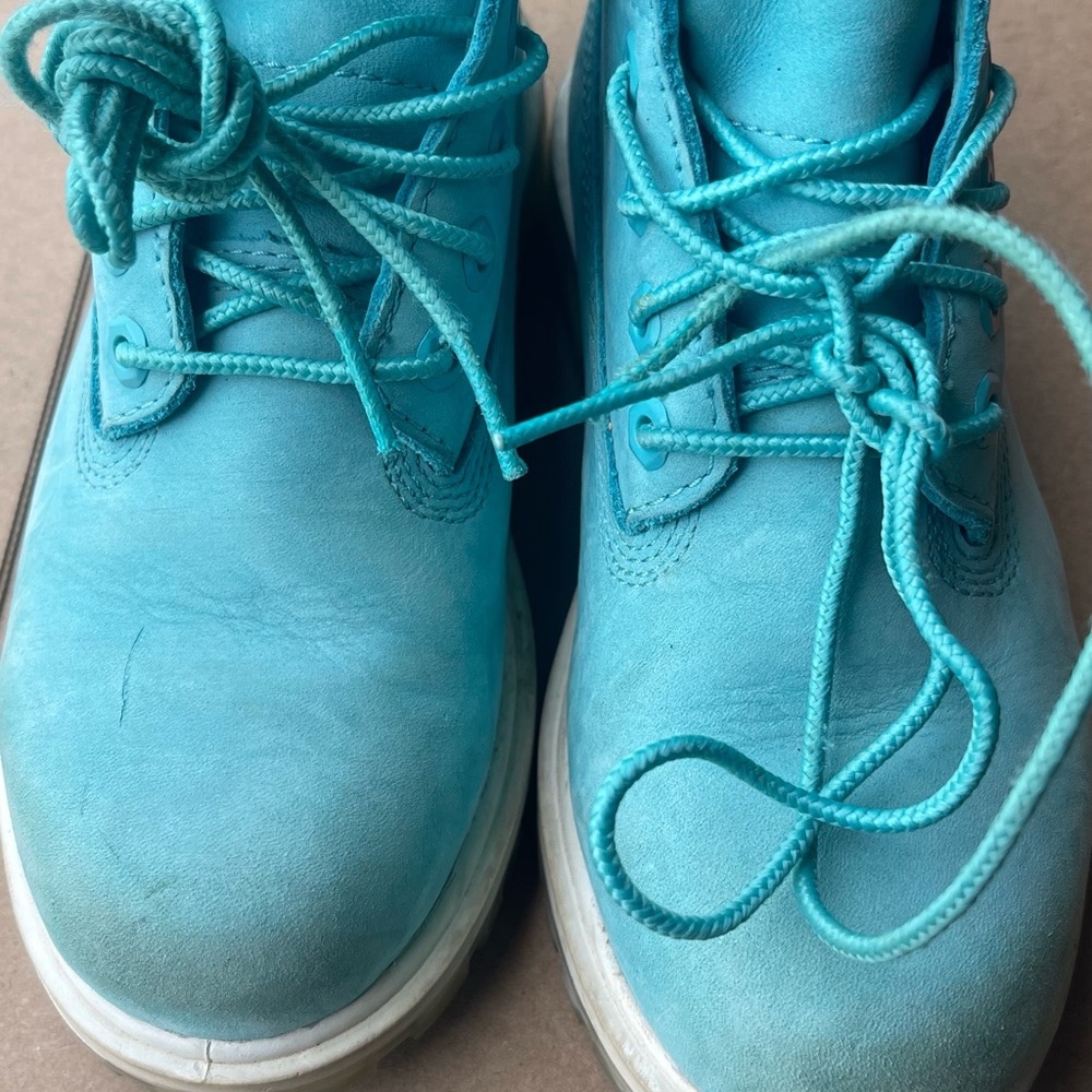 Timberland Kids Boots in Aqua Blue